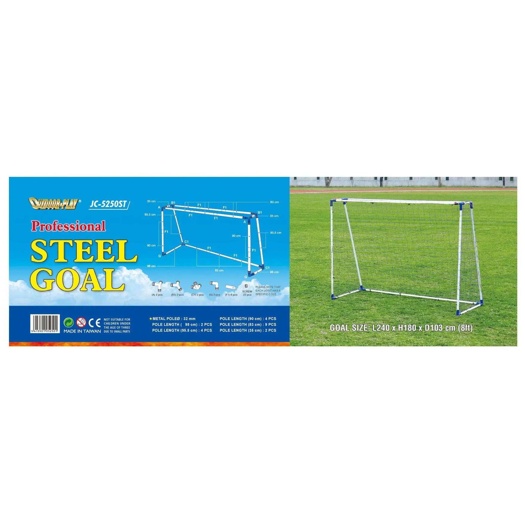 8564852    ~ OUTDOOR PLAY GOAL JC-5250ST 8F