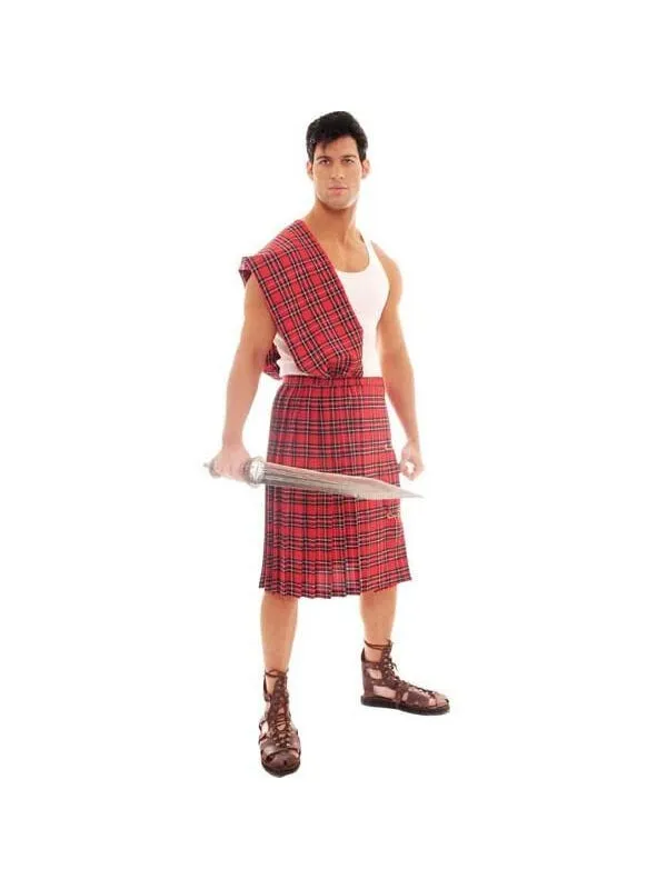 Adult Men's Kilt Costume