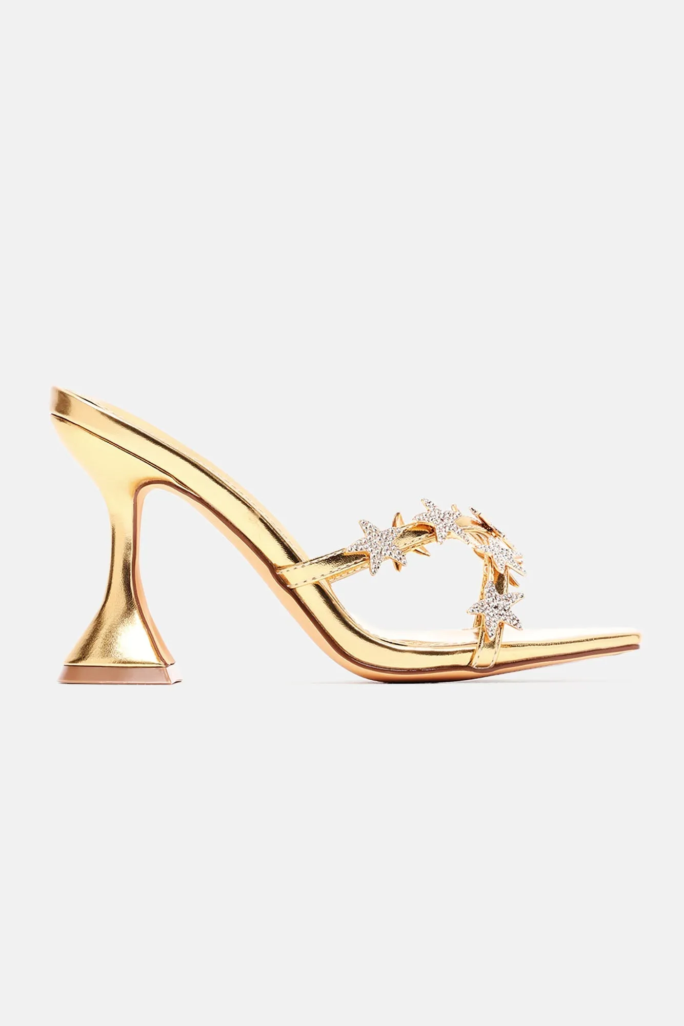 Amozae-Above The Stars Heeled Sandals - Gold