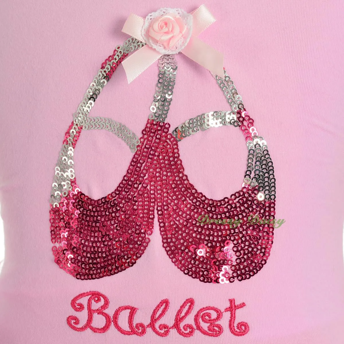 BA060 Girls' Sequined Ballerina Shoe Ballet Tutus Fairy Dance Costumes Size 2-8