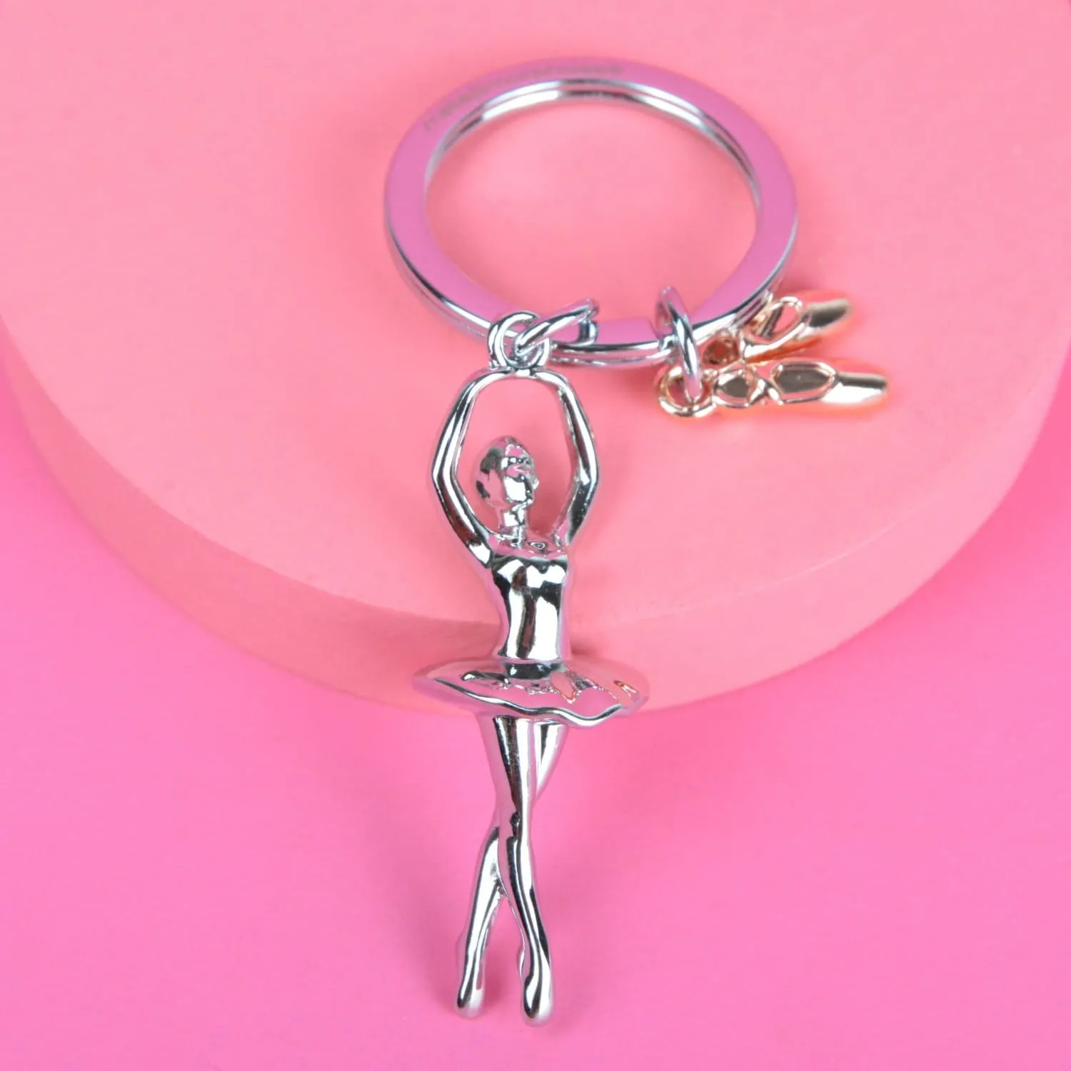 Ballerina & Ballet Shoes Keyring