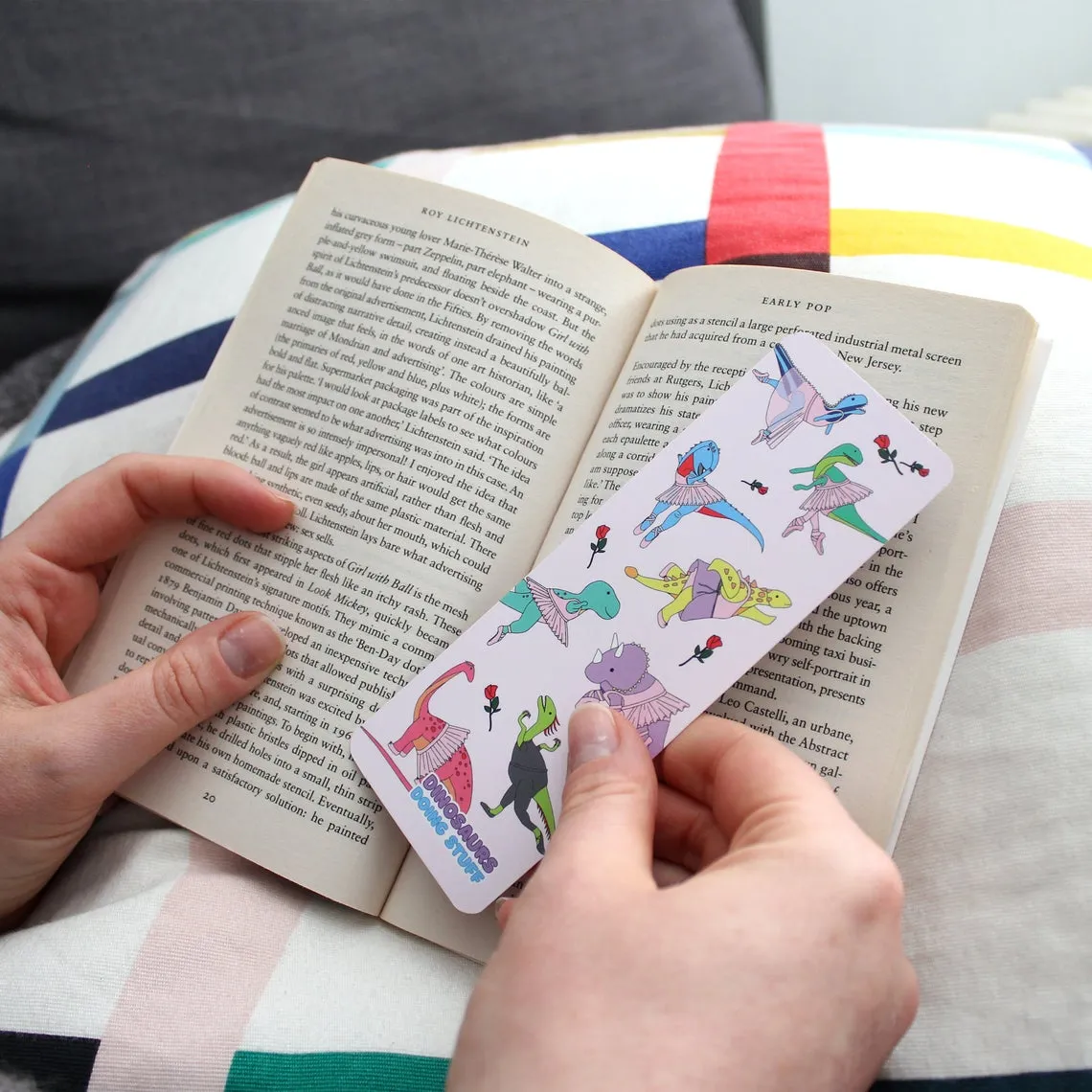 Ballet Dinosaur Bookmark