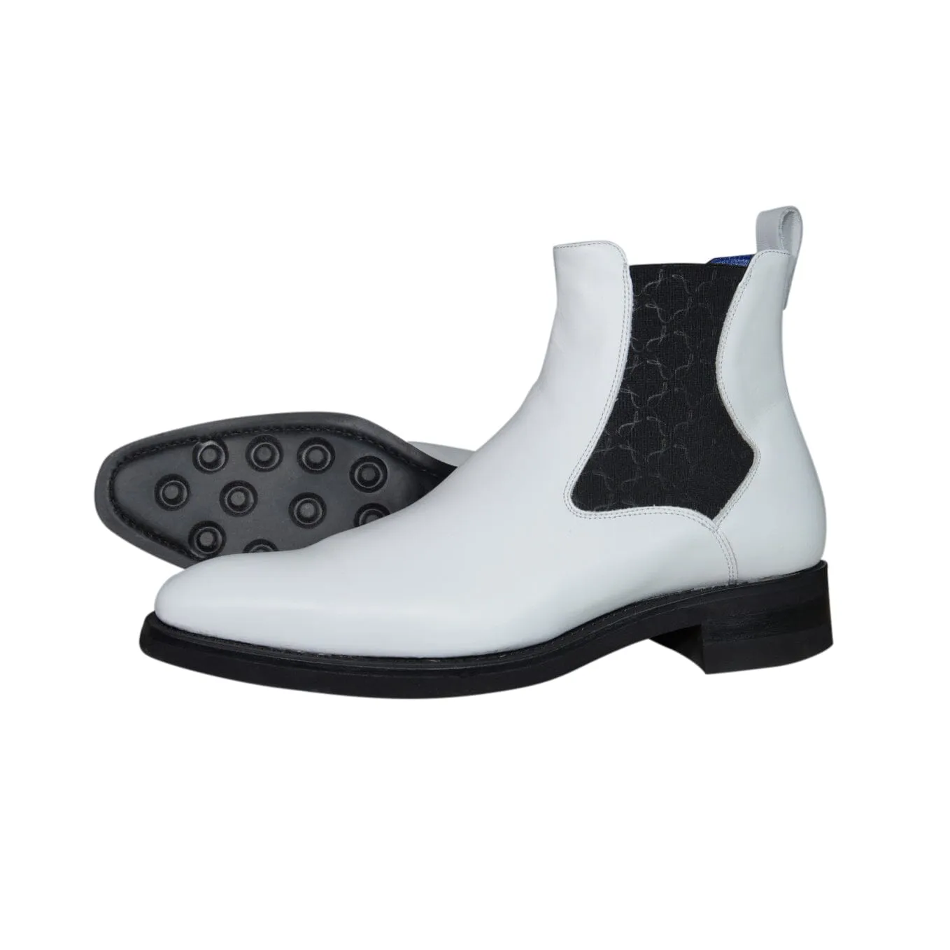 Bianco Chelsea Boots