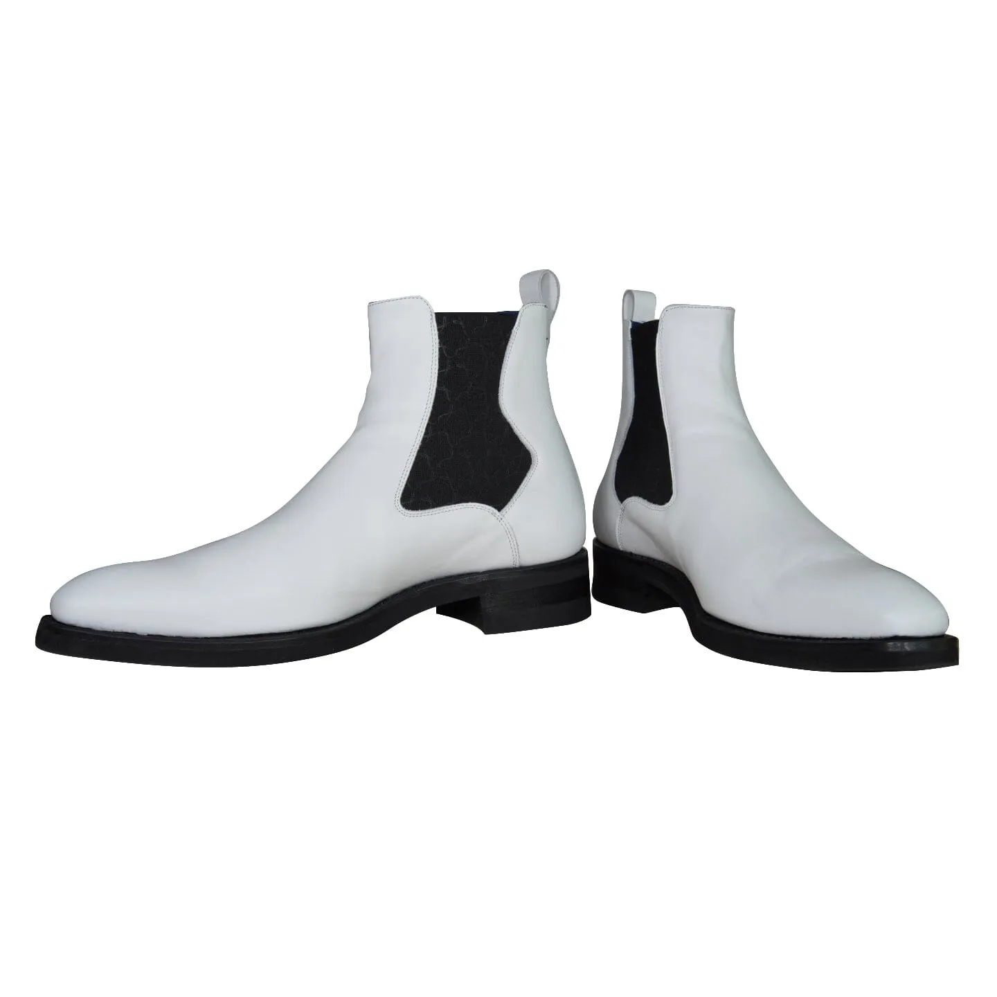 Bianco Chelsea Boots