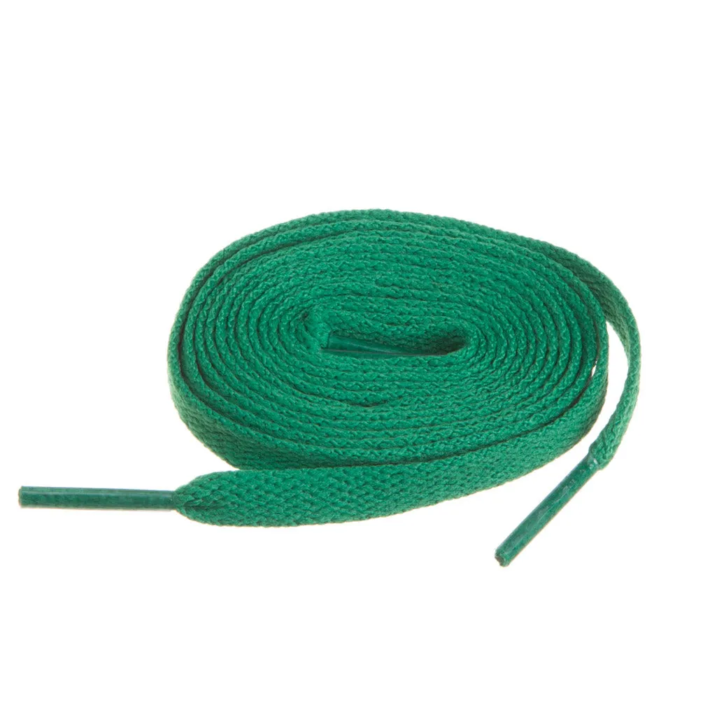 Birch's Flat 5/16" Shoelaces - Green