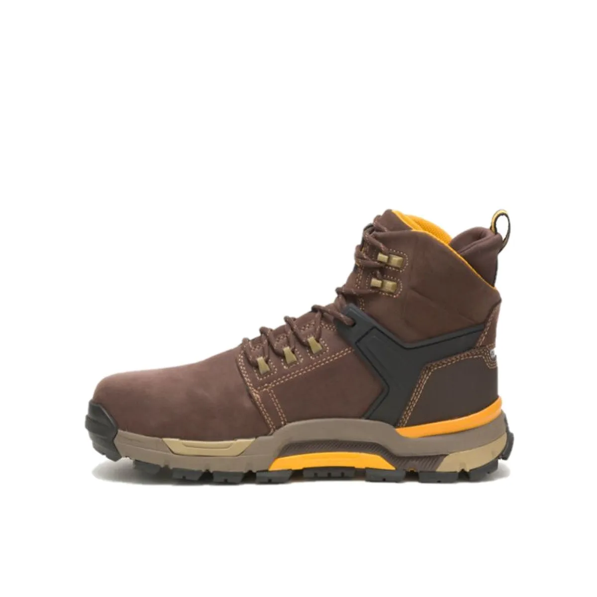 CATERPILLAR P91230-W CAT EDGE WP NT MN'S (Wide) Coffee Bean Leather Work Boots