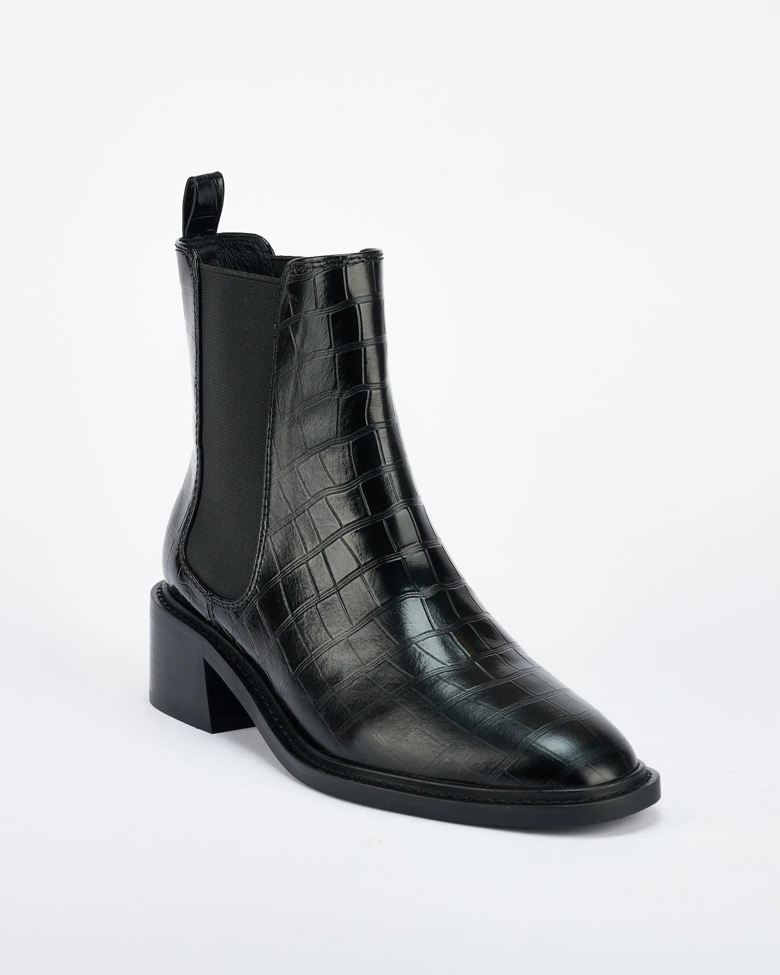 Chelsea Boot Black Croc