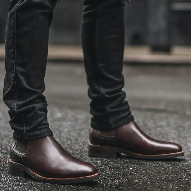 CHELSEA BOOTS-CHERRY