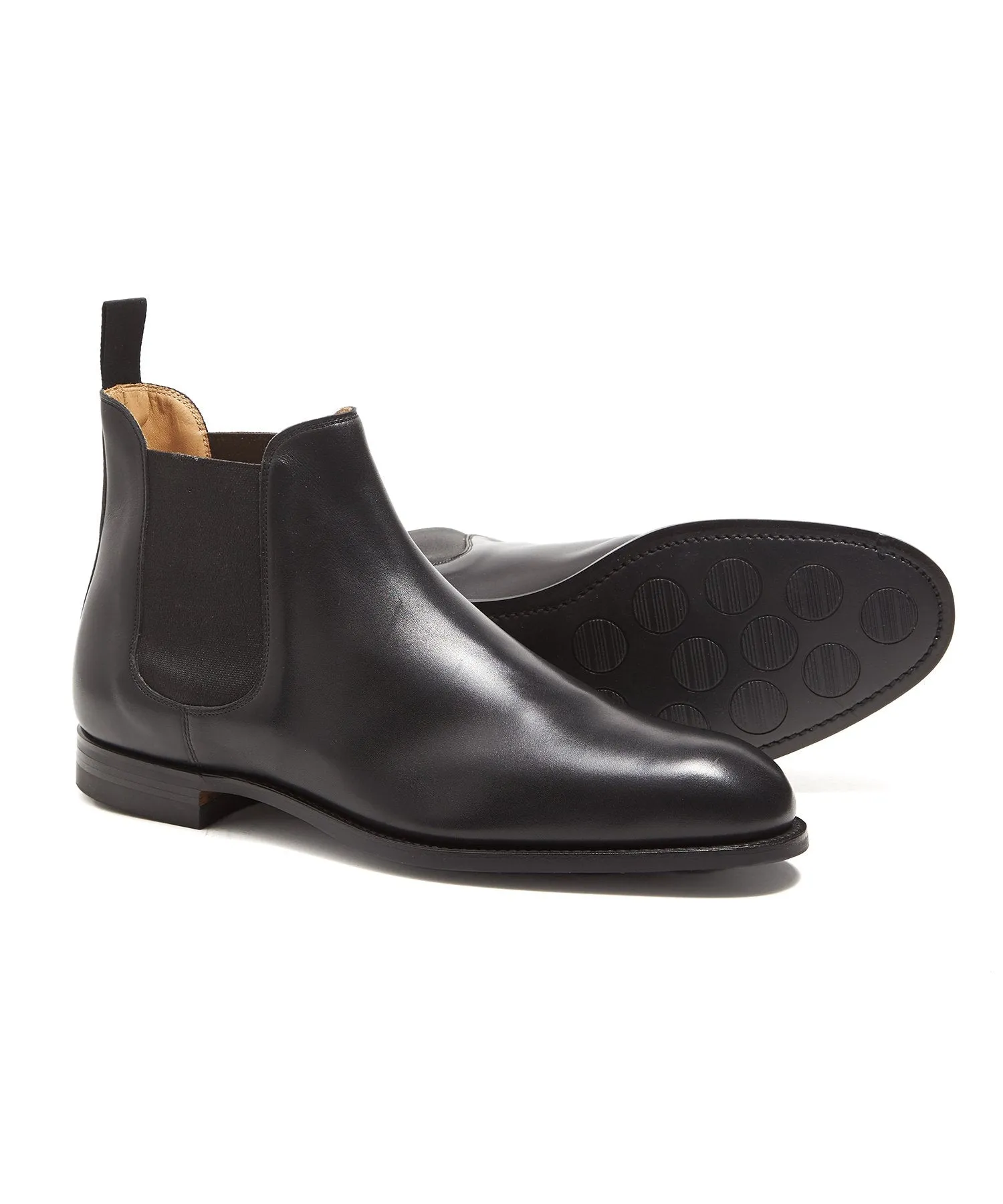 Crockett & Jones Chelsea Black Wax Calf Boot