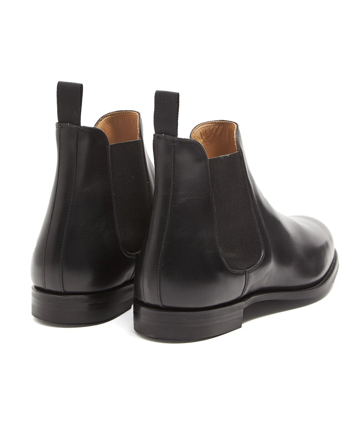 Crockett & Jones Chelsea Black Wax Calf Boot