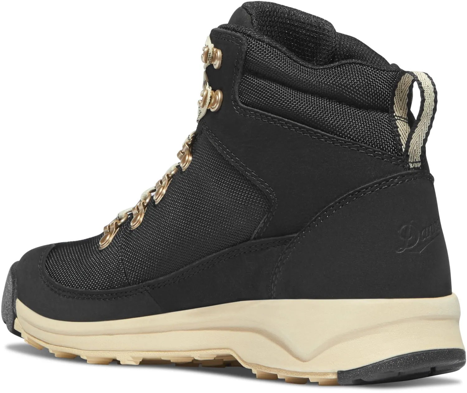 Danner Womens Adrika Jet Black/Mojave Nubuck Work Boots