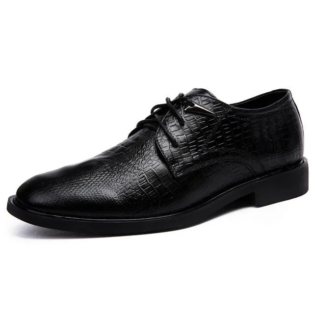 Genuine Cowhide Leather Oxford Business Formal Shoes