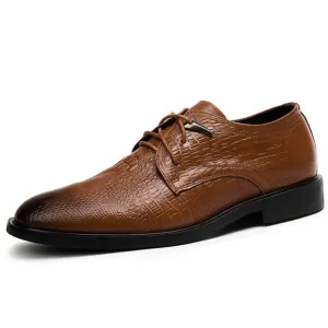 Genuine Cowhide Leather Oxford Business Formal Shoes