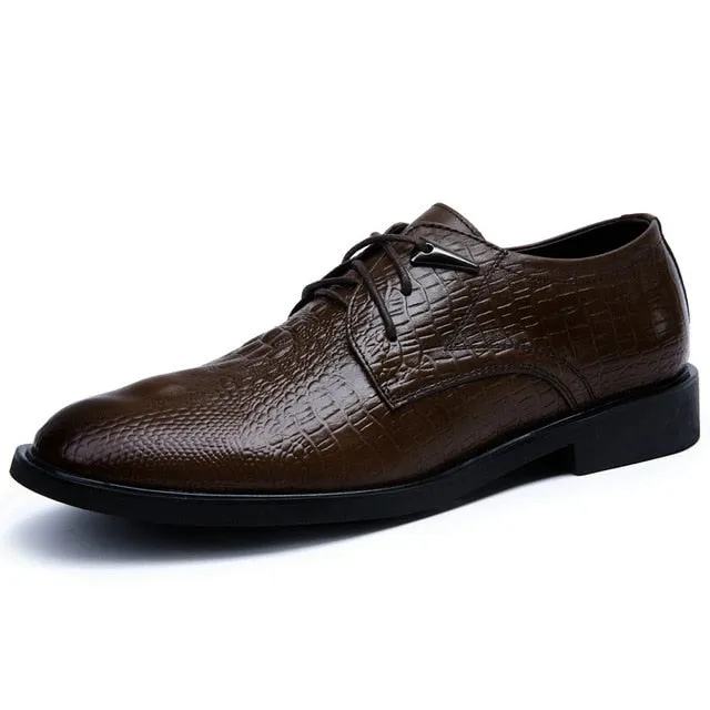 Genuine Cowhide Leather Oxford Business Formal Shoes