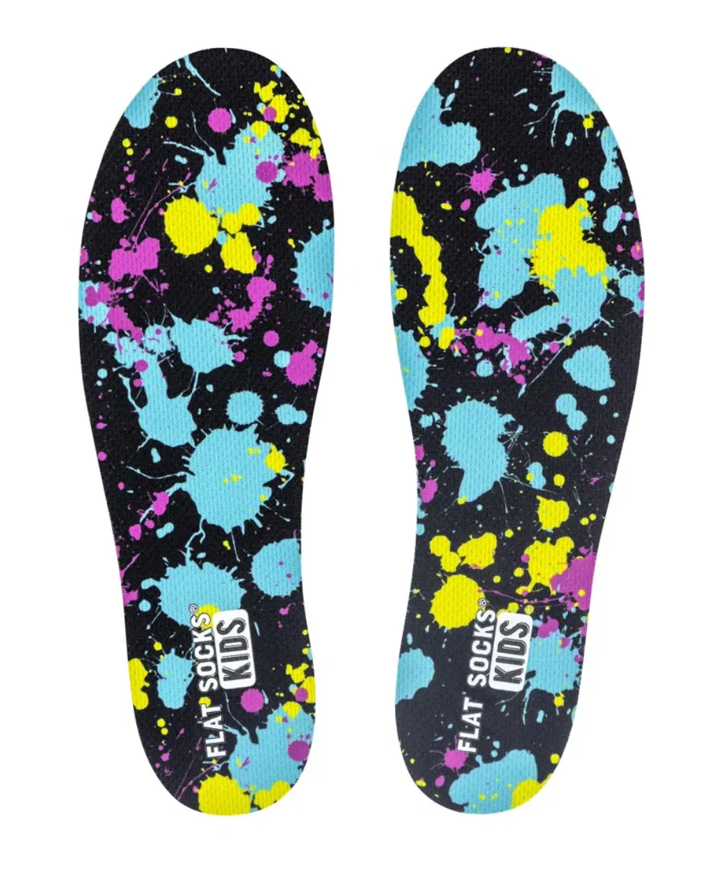 KIDS FLAT SOCKS MESH | PAINT SPLATTER