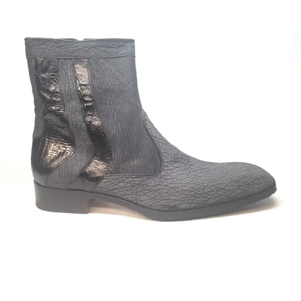 Mauri 2226 Sharkskin/Lizard Chelsea Boots