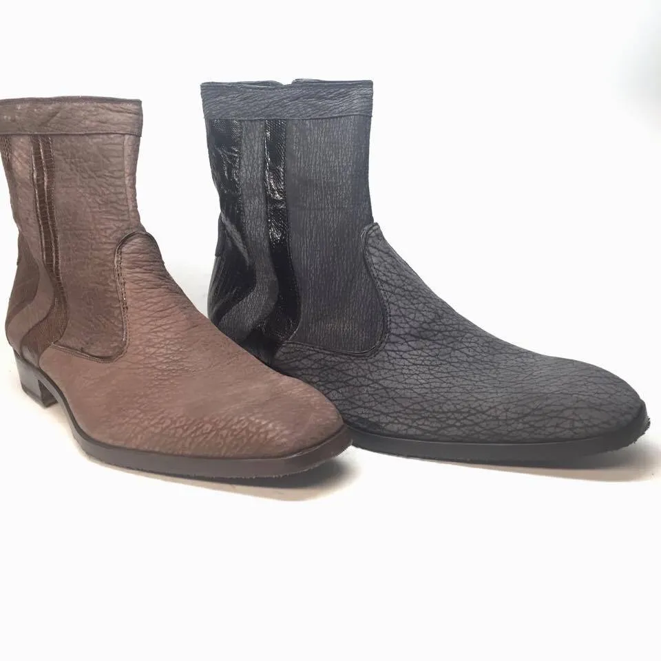 Mauri 2226 Sharkskin/Lizard Chelsea Boots