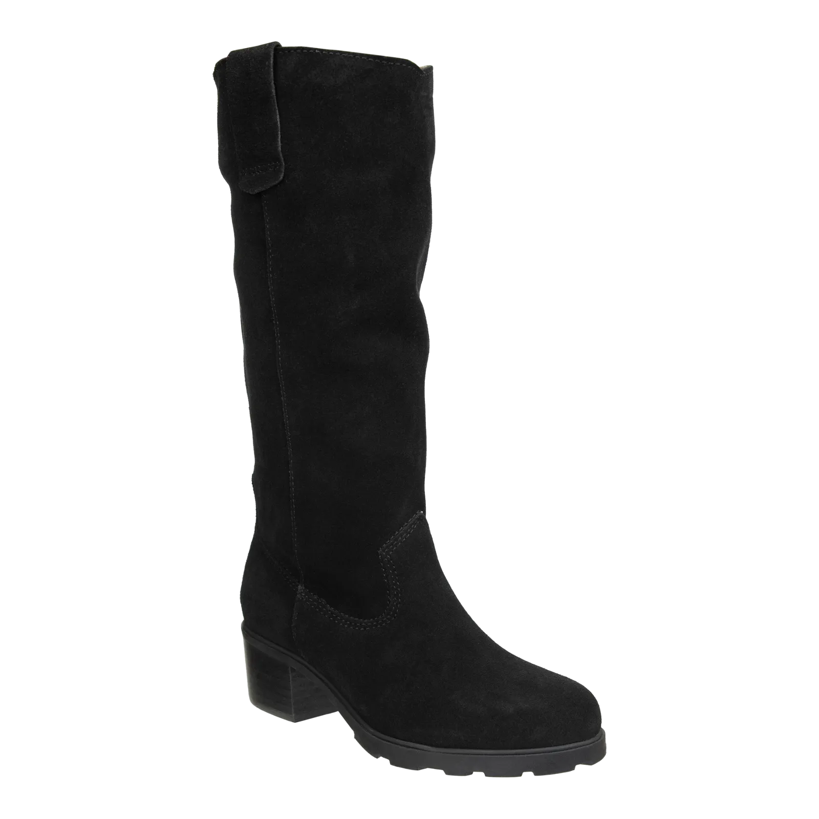 OTBT - TALLOW in BLACK Heeled Mid Shaft Boots