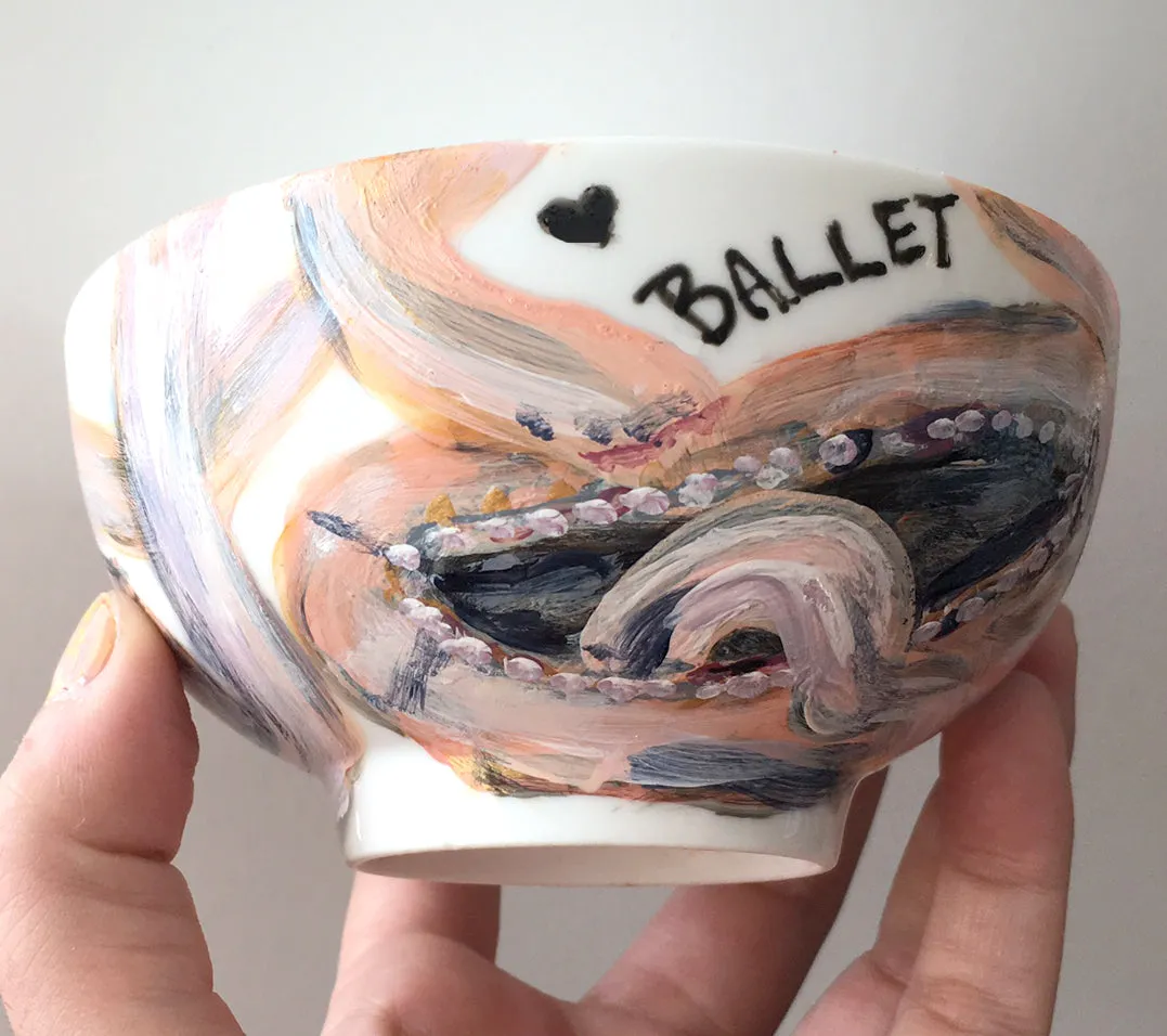 "BALLET Shoes" Bowl