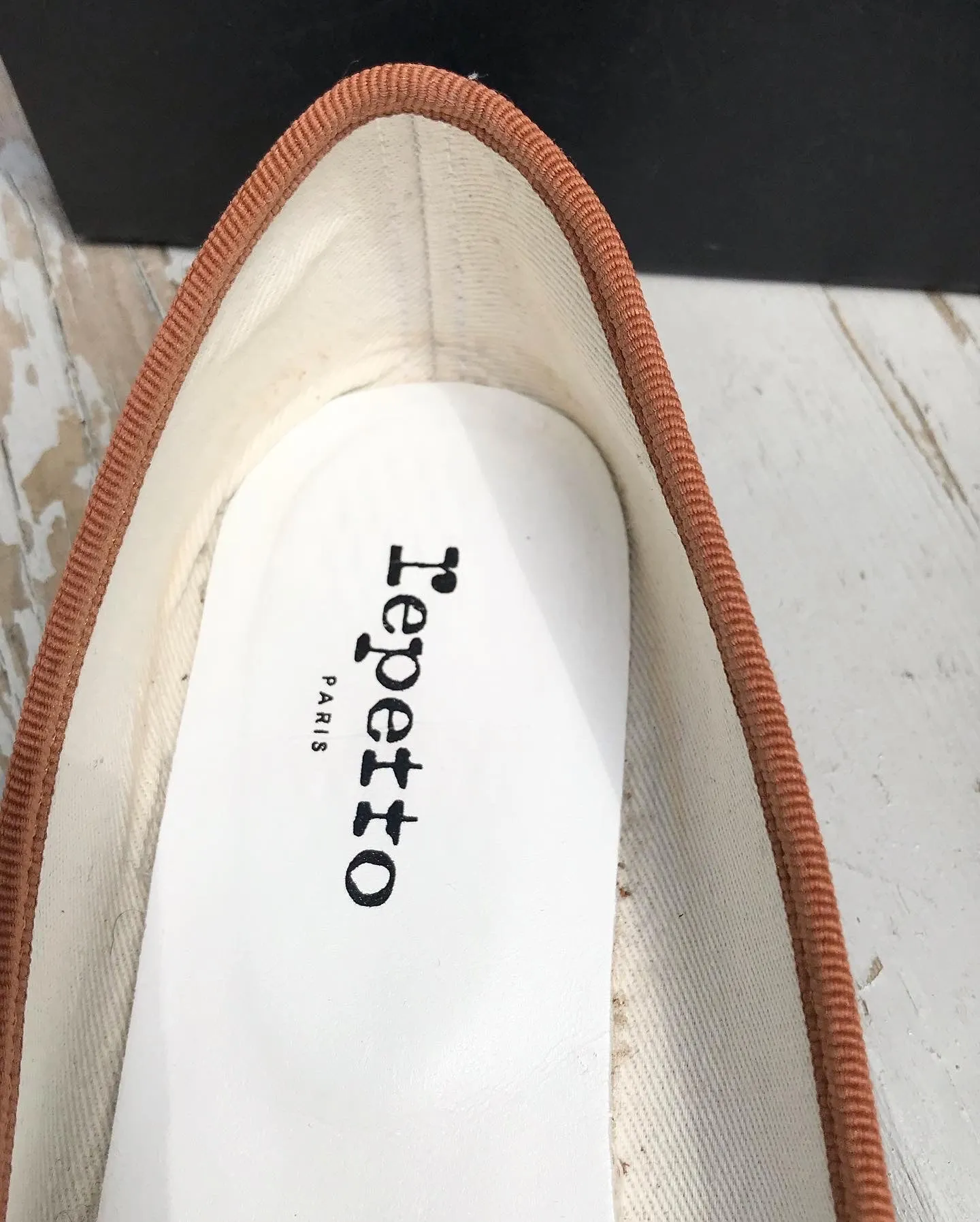 REPETTO Paris Bow Leather Ballet Flats