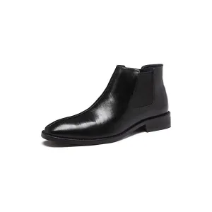 RomaChic Embossed Pointed Toe Chelsea Boots