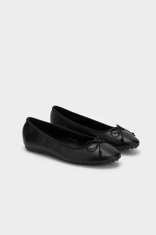 ROUND TOE BALLERINA FLAT