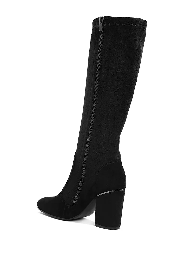 Saloniki Microfiber Calf Boots