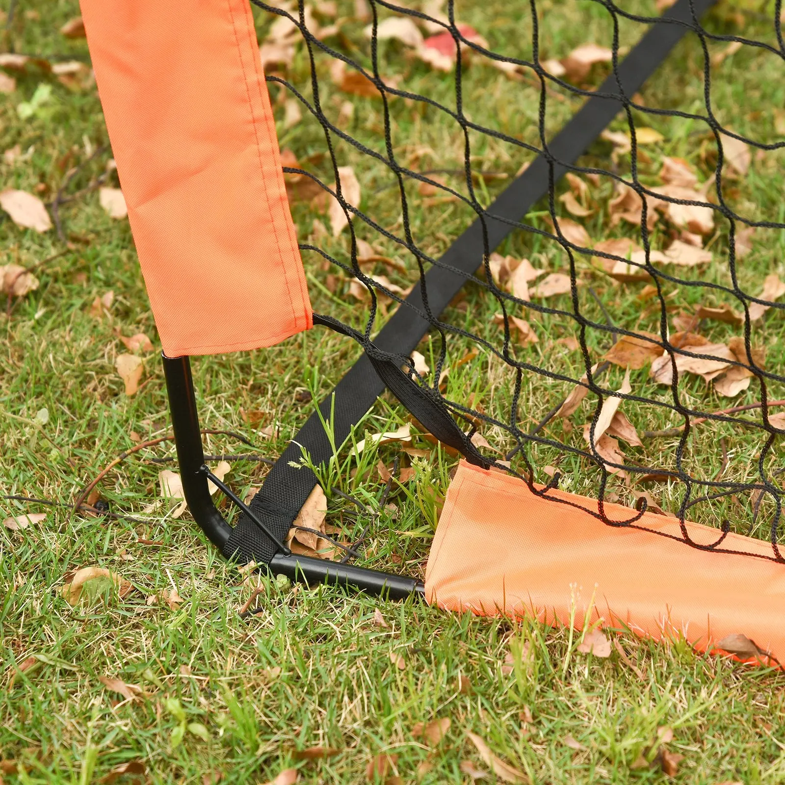 Set of 2 Foldable Football Goals 6x3 ft with Carrying Bag