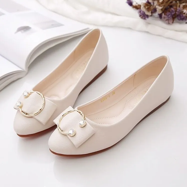 Soft Bottom Mary Jane Flat Low-cut Shoes