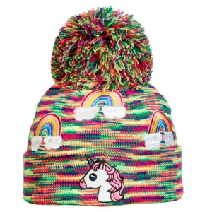 Turtle Fur Kids Bobble Hat - Unicorn