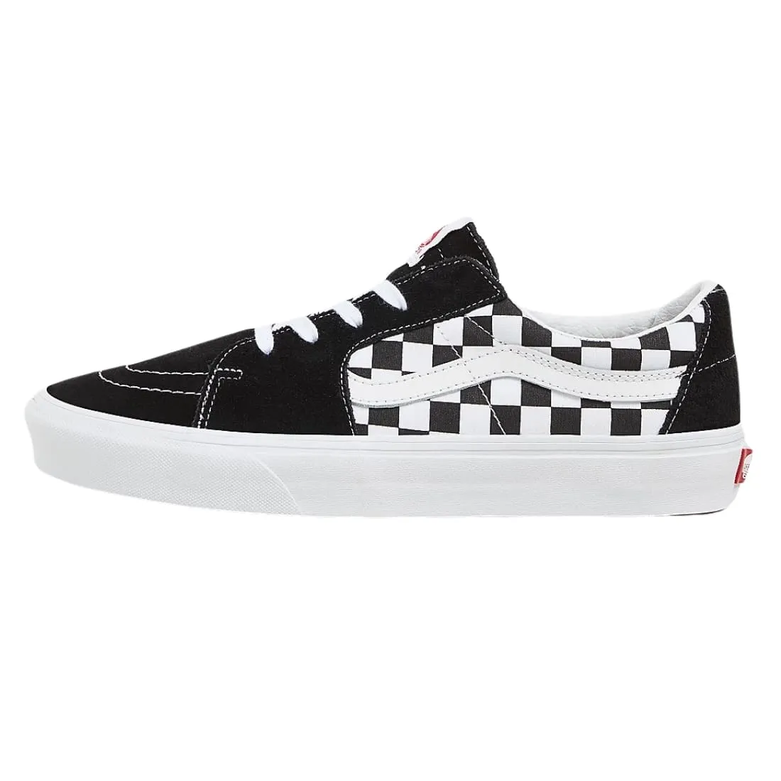 Vans Sk8-Low Checkerboard Shoes - Black Checkerboard