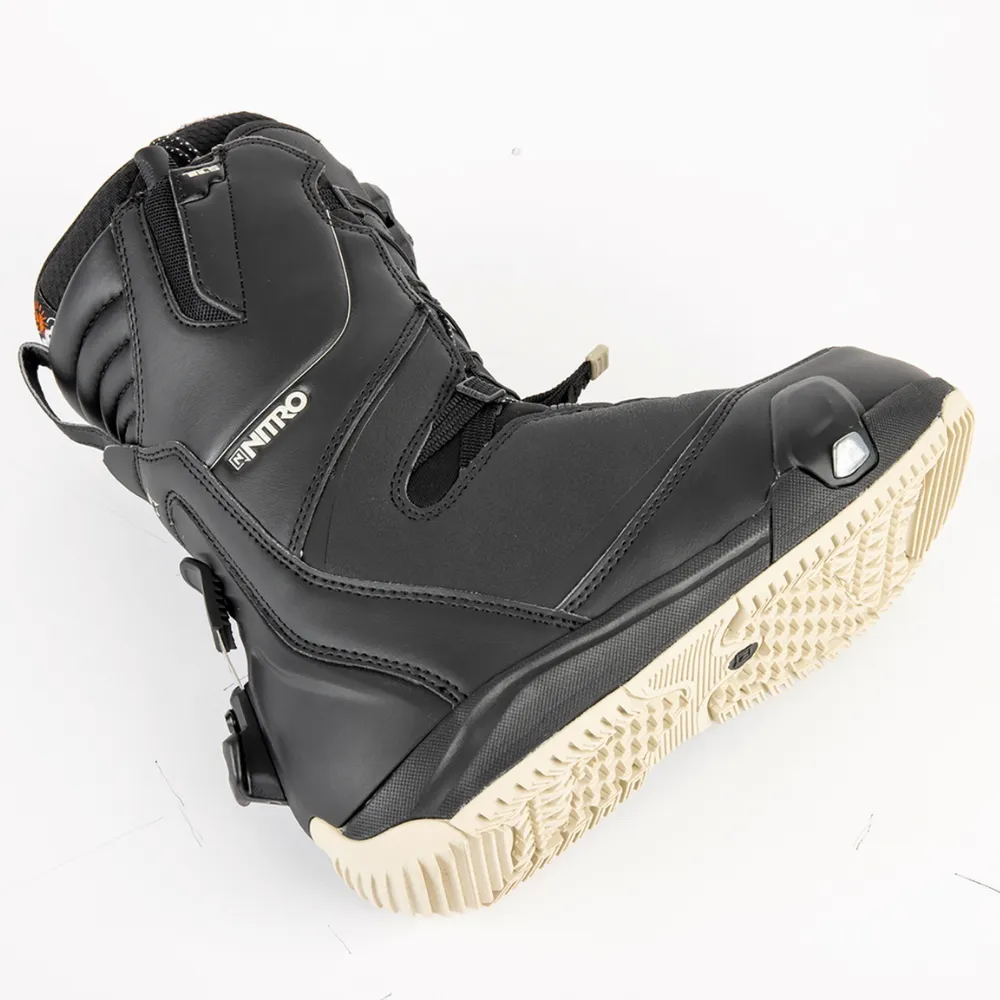 Womens Cave Step On Black/Sand 2024 Snowboardboots