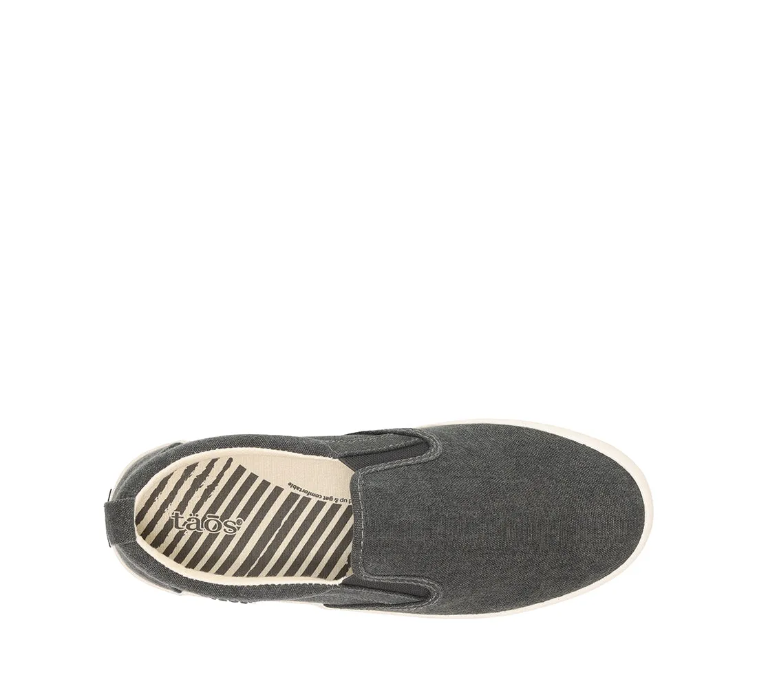 Women's Taos Dandy Color: Charcoal Washed Canvas