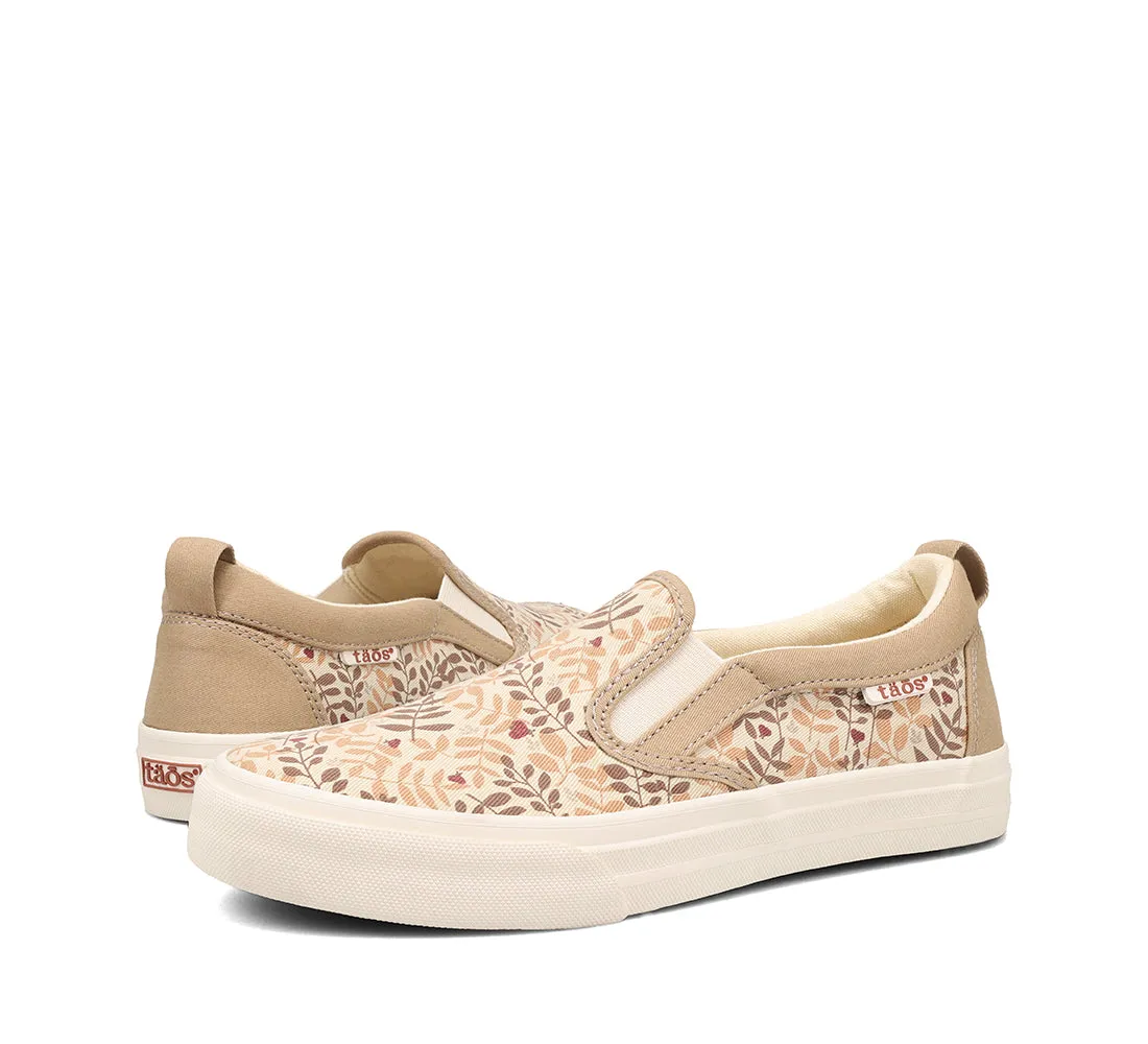 Women's Taos Rubber Soul Color: Tan Branch Multi