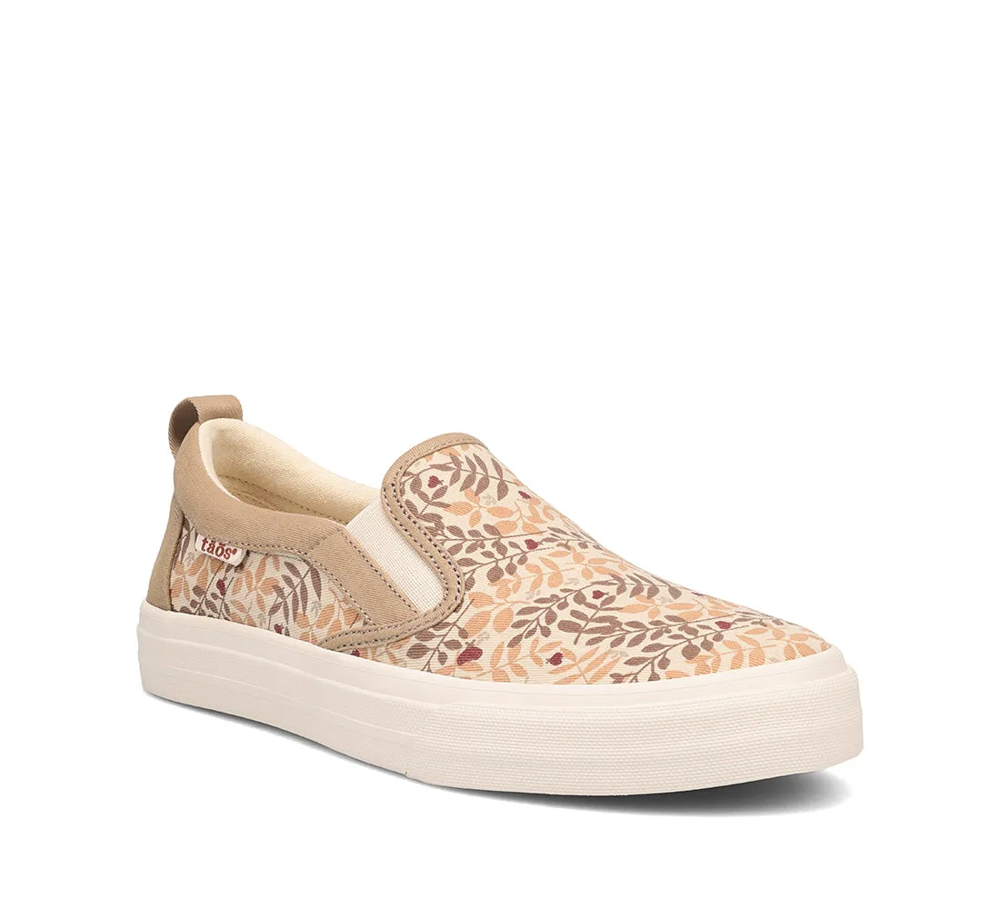 Women's Taos Rubber Soul Color: Tan Branch Multi